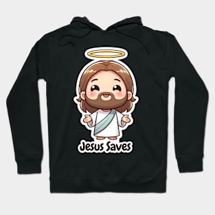 Jesus Saves, Gifts with Christian quotes Hoodie